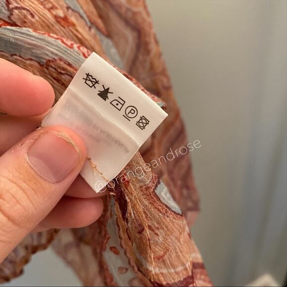 ZIMMERMANN Red Paisley Blouse 1 - Picture 4 of 16